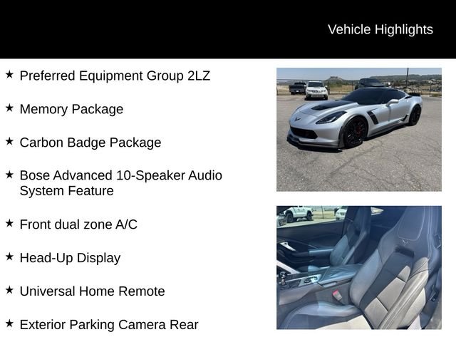 Used 2016 Blade Silver Metallic Chevrolet Z06 image 7