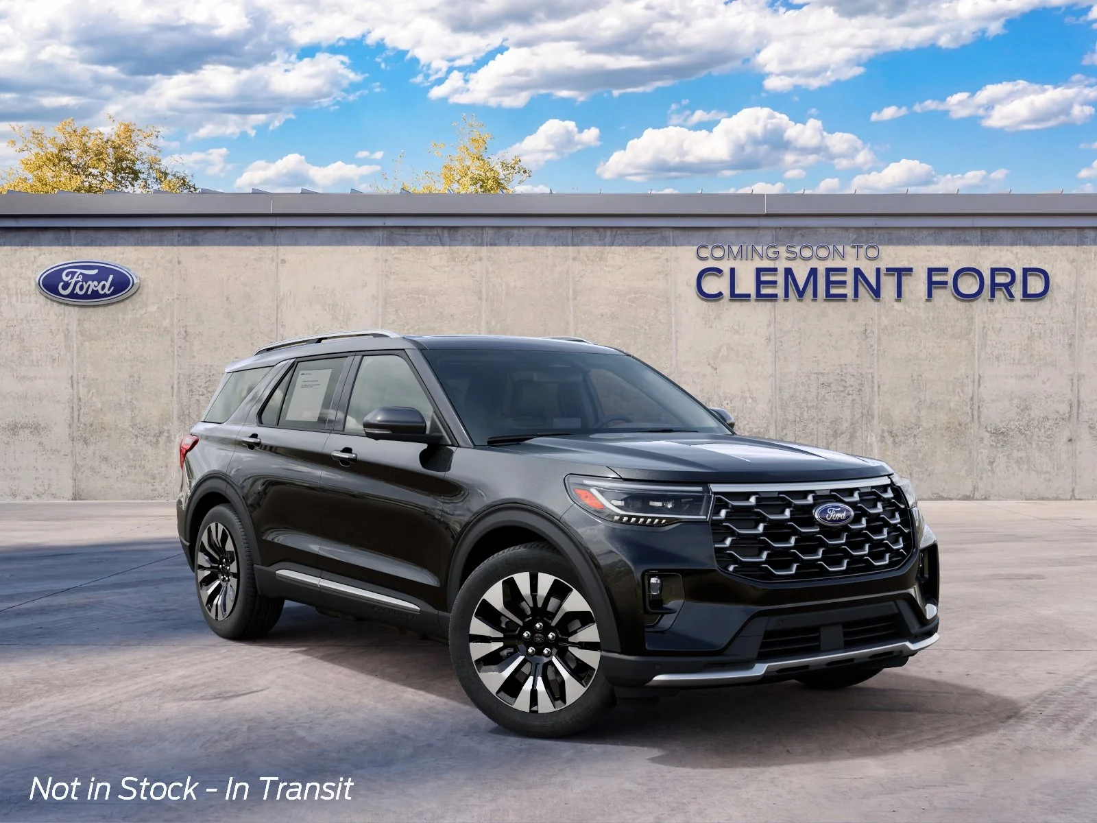 New 2027 Black Ford 4DR 4WD PLTNM image 4