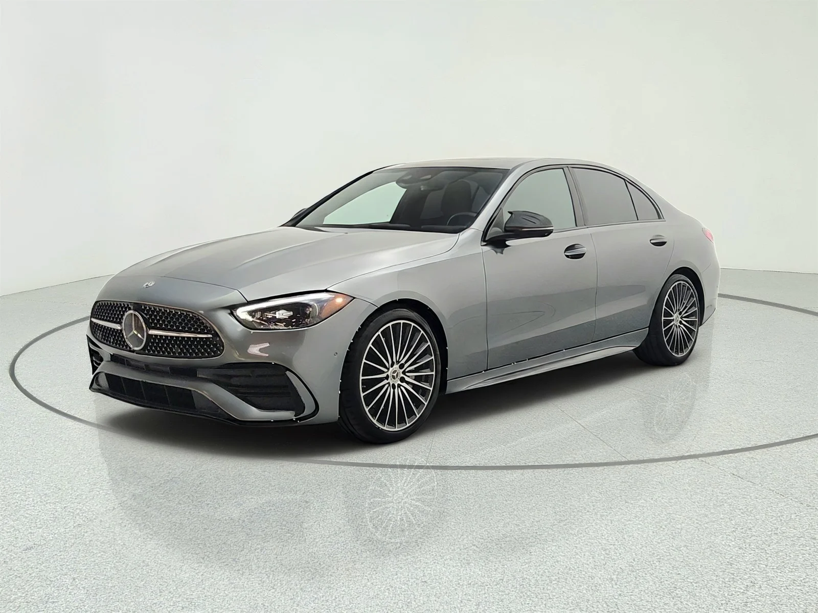 Used 2022 Selenite Grey Metallic Mercedes-Benz C 300 Sedan image 1