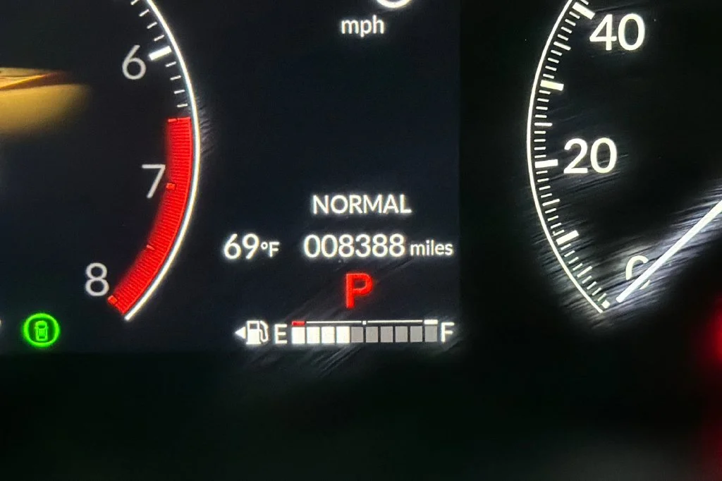 Used 2025 Crystal Black Pearl Honda EX image 34