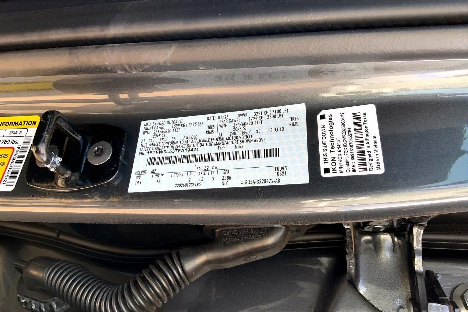 New 2026 Carbonized Gray Metallic Ford XLT image 21