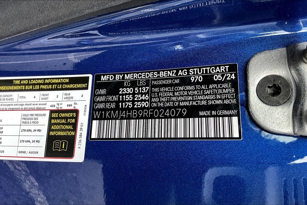 Certified Used 2024 Blue Mercedes-Benz CLE 300 image 35