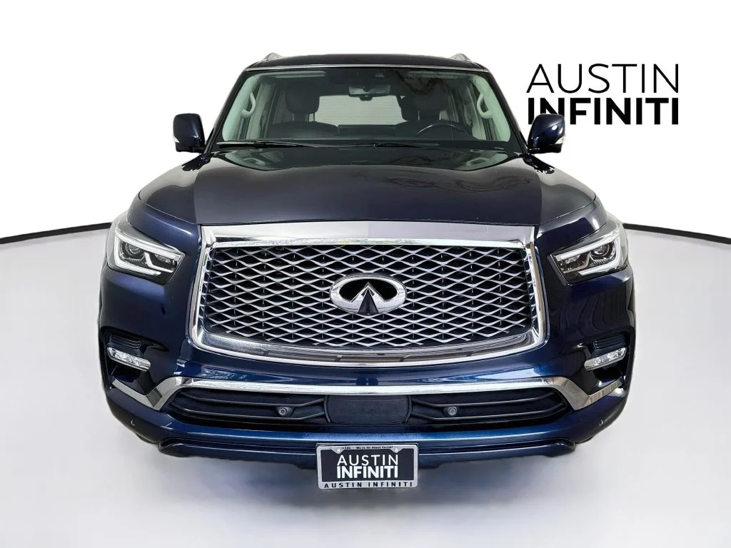 Certified Used 2022 Blue INFINITI LUXE image 2