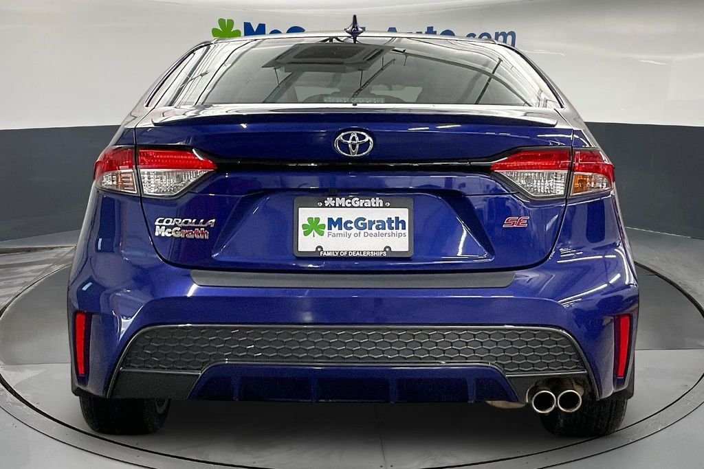 Used 2021 Blue Toyota SE image 6