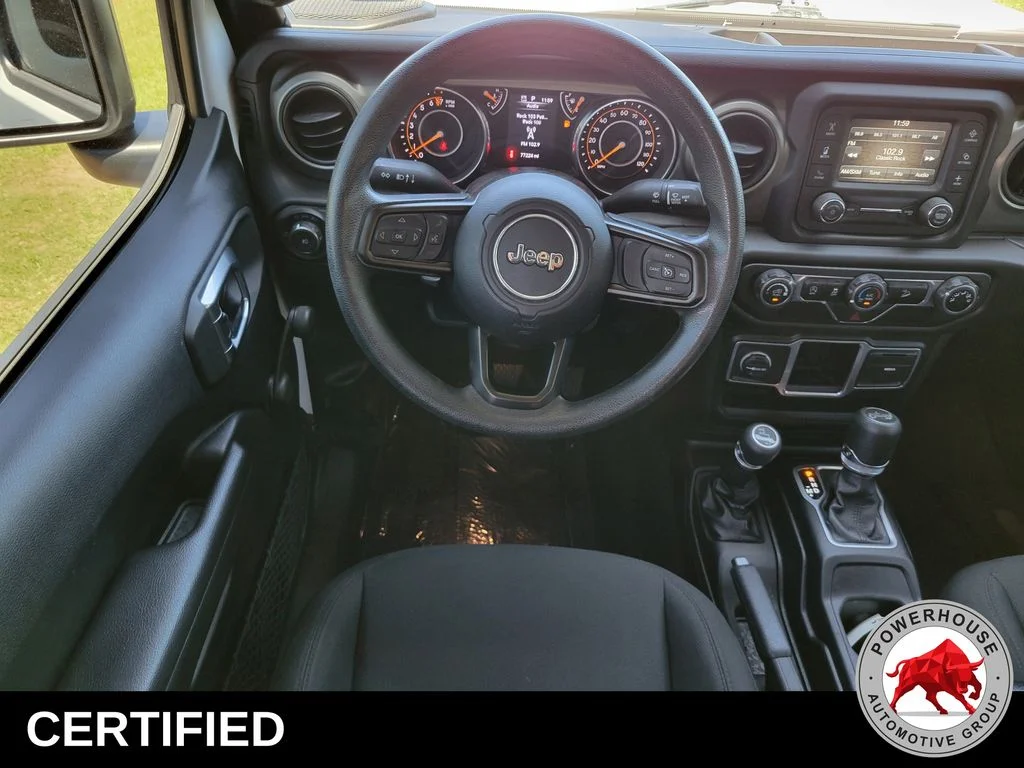 Used 2018 White Jeep Unlimited Sport image 19