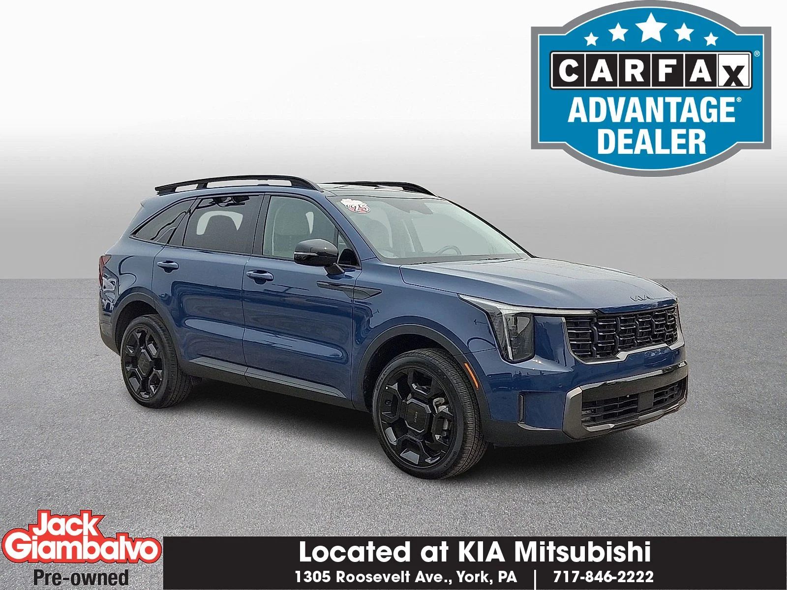 Certified Used 2025 Black Kia X-Line EX image 1