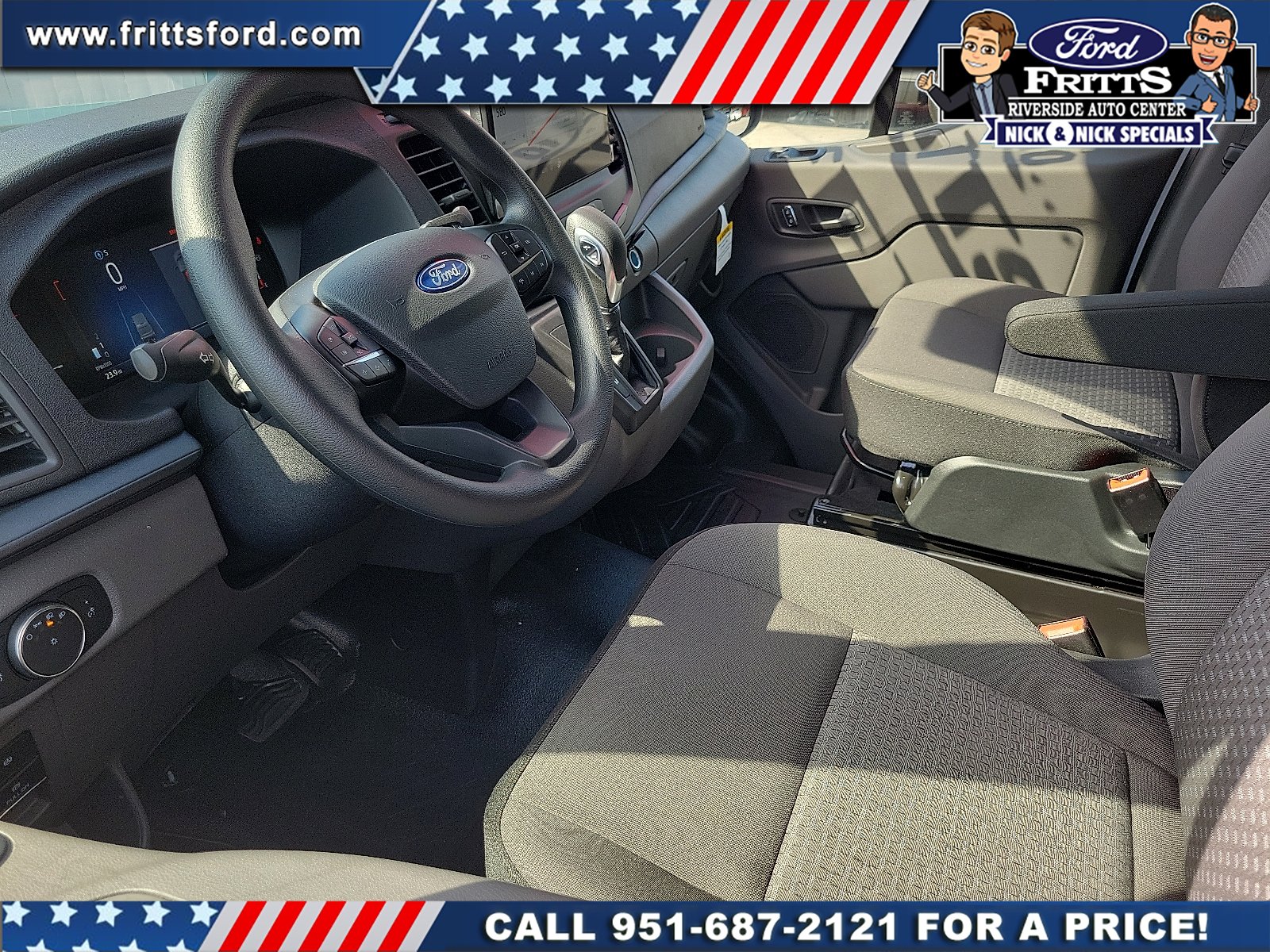 New 2026 Oxford White Ford Cargo Van image 3