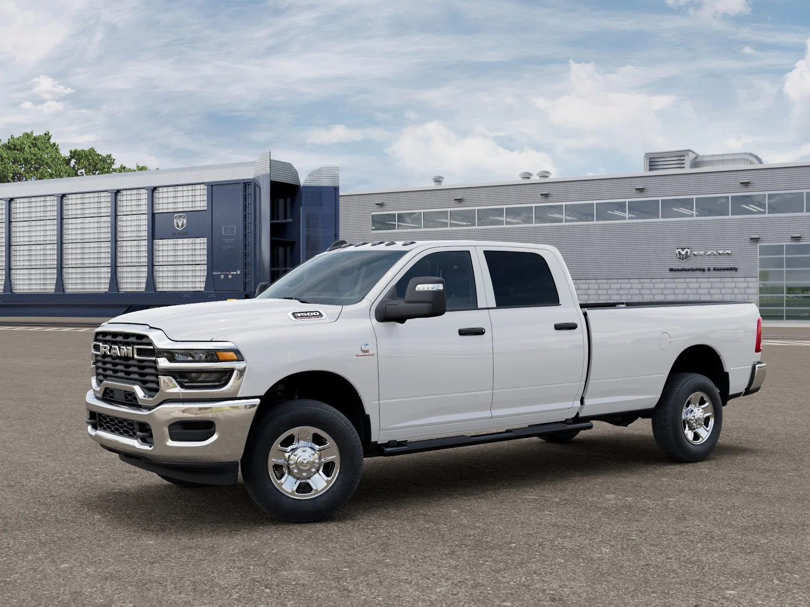 New 2027 Bright White Clear-Coat Exterior Paint RAM Tradesman image 1