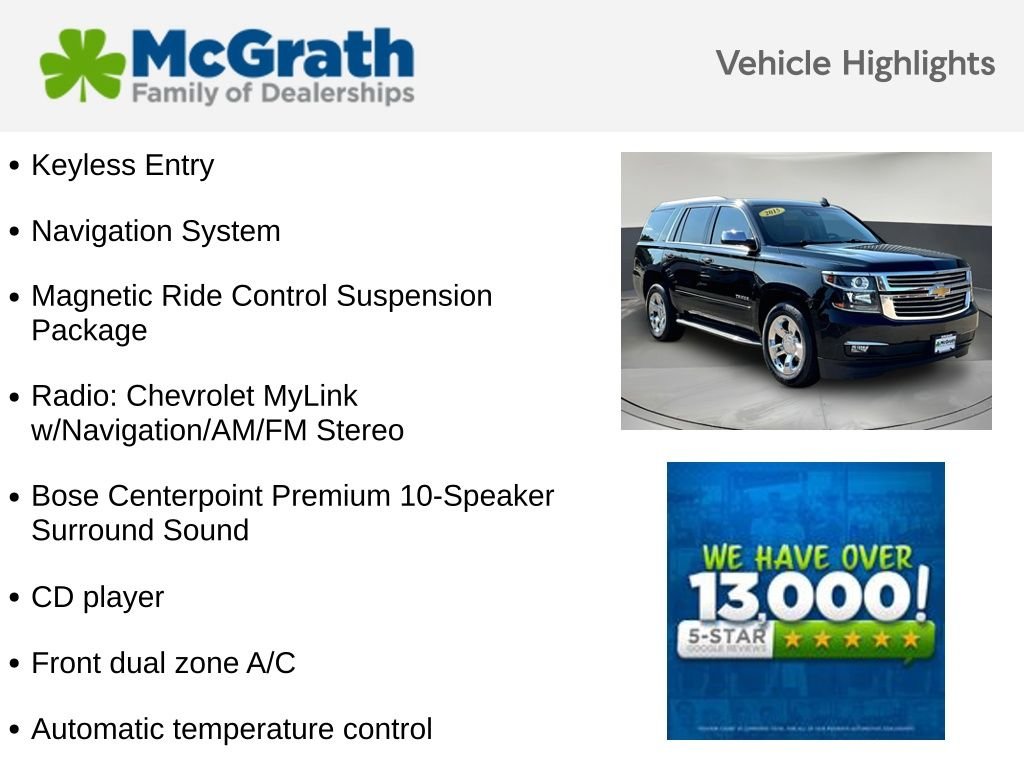 Used 2015 Black Chevrolet LTZ image 6