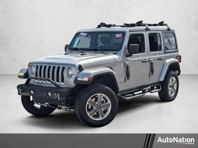 Pre-Owned 2020 Jeep Wrangler Sahara Sport Utility in West Palm