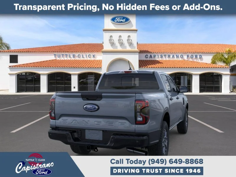 New 2025 Azure Gray Metallic Tri-coat Ford XLT image 8