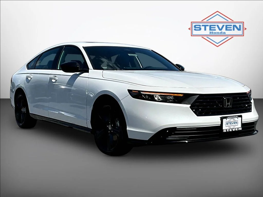 New 2026 Platinum White Pearl Honda Sport-L Hybrid image 1