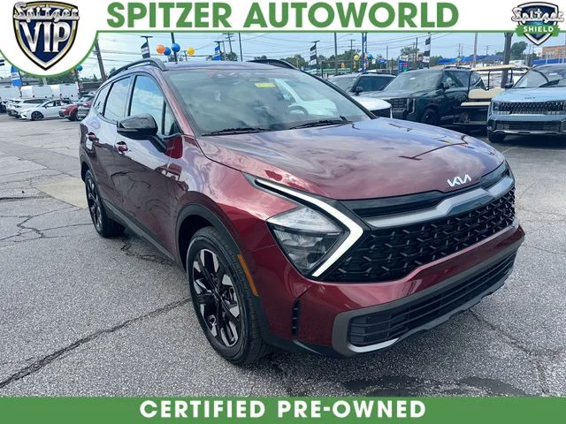 Certified Used 2023 Red Kia X-Line image 1