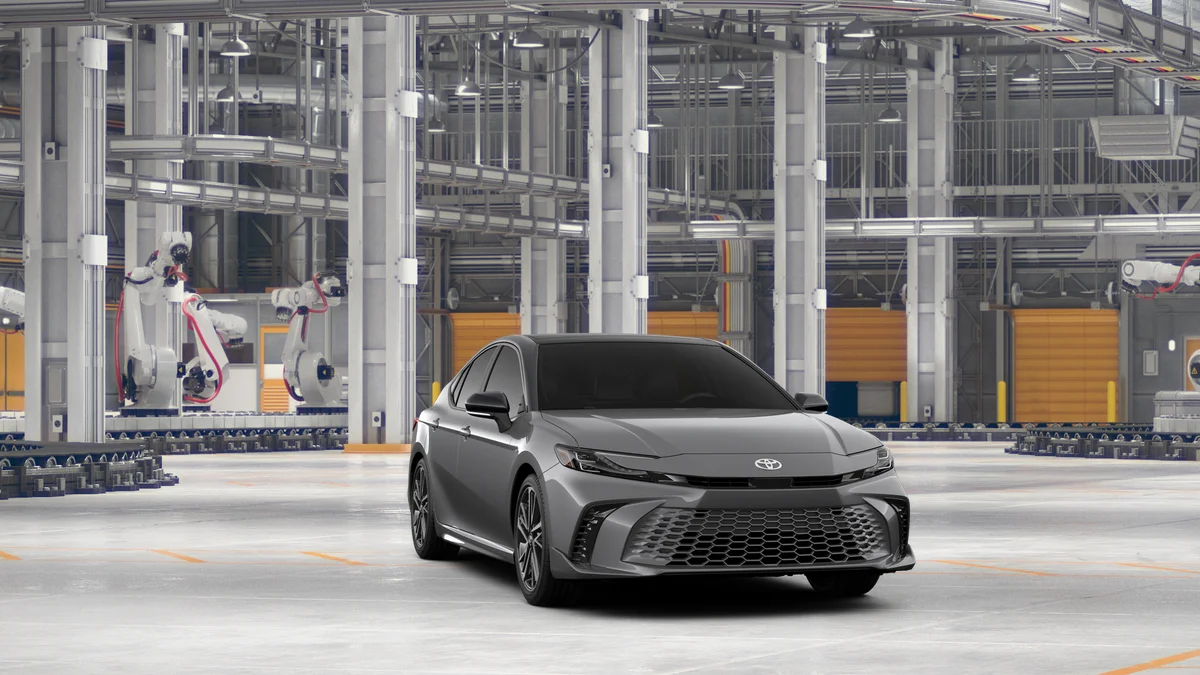 New 2026 Heavy Metal with Midnight Black Metallic roof Toyota XSE image 16