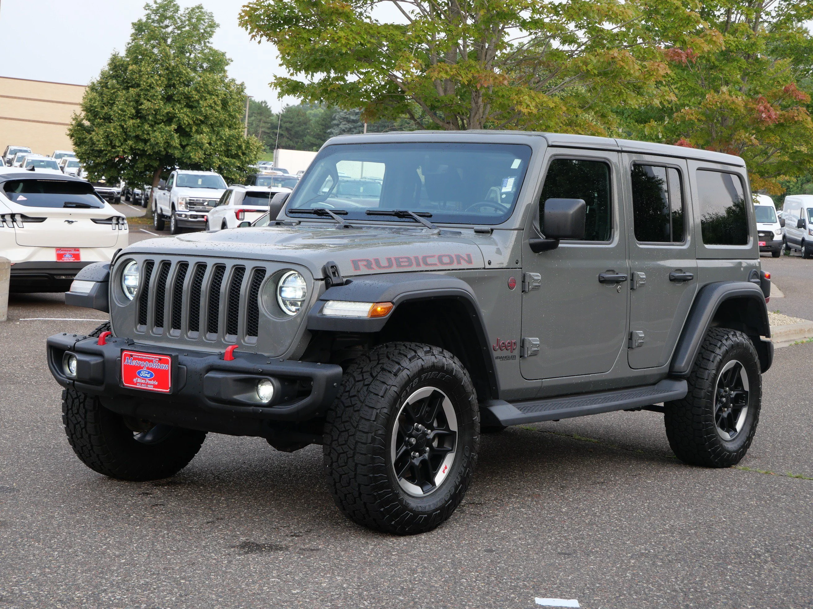 Certified Used 2020 Sting Gray Clearcoat Jeep Rubicon image 3