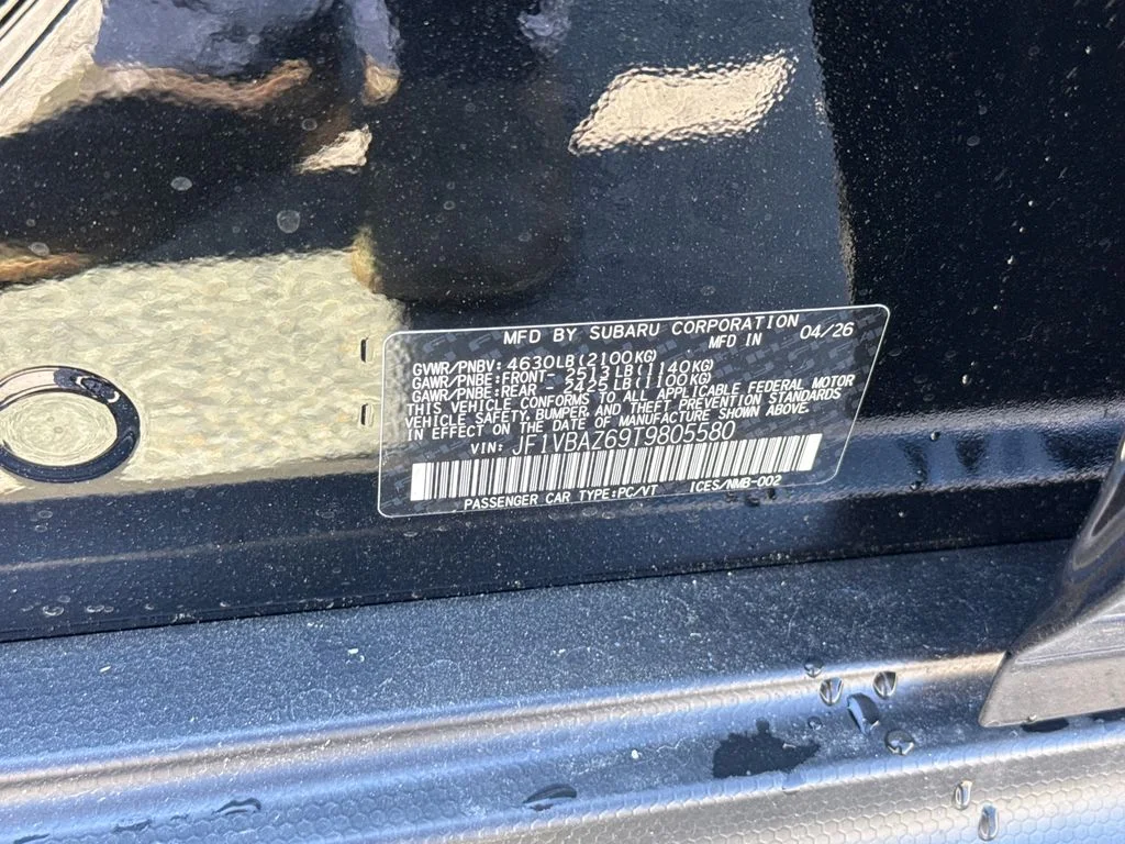 New 2026 CRYSTAL BLACK SILICA Subaru tS image 27