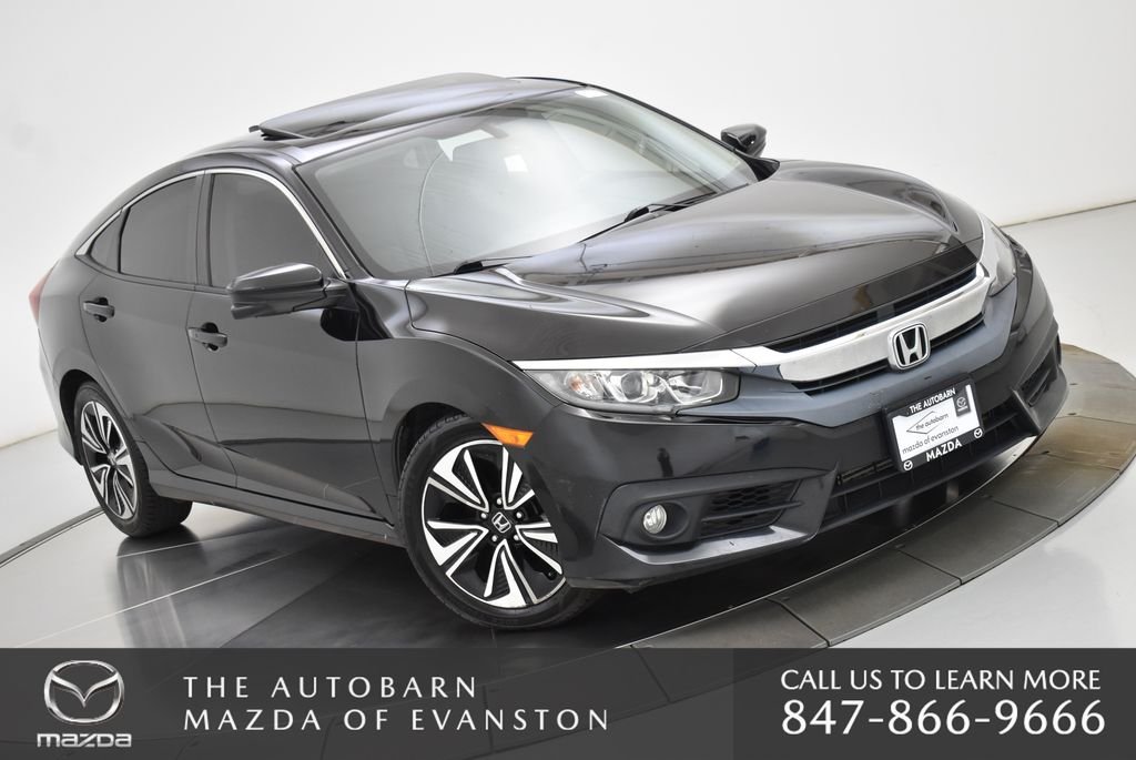Used 2017 Honda Civic EX-L with VIN 2HGFC1F78HH653650 for sale in Evanston, IL