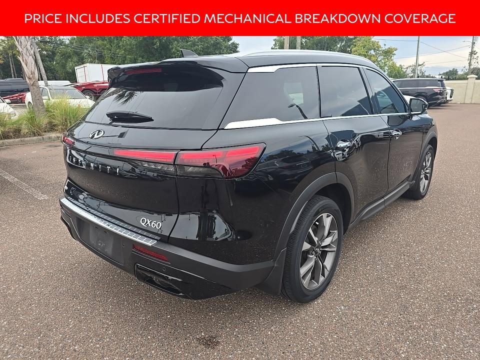 Certified Used 2023 Black INFINITI LUXE image 1