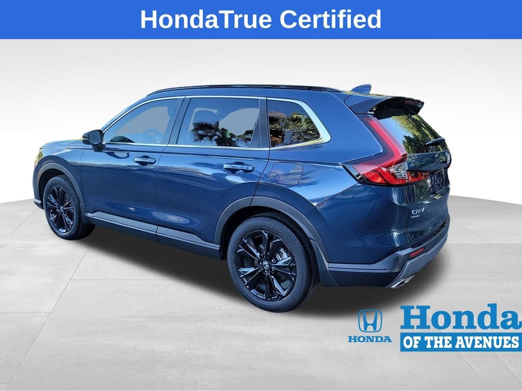 Certified Used 2025 Canyon River Blue Metallic Honda HYBRID AWD SP TRG image 4