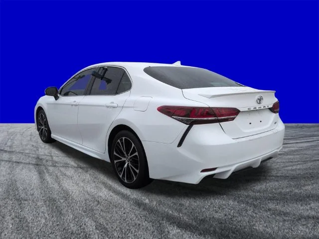 Certified Used 2019 Super White Toyota SE image 6