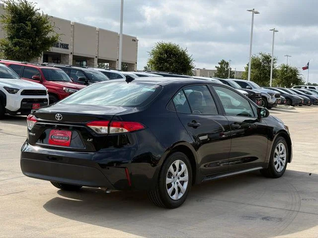 Certified Used 2024 MIDNIGHT BLACK METAL Toyota LE image 8
