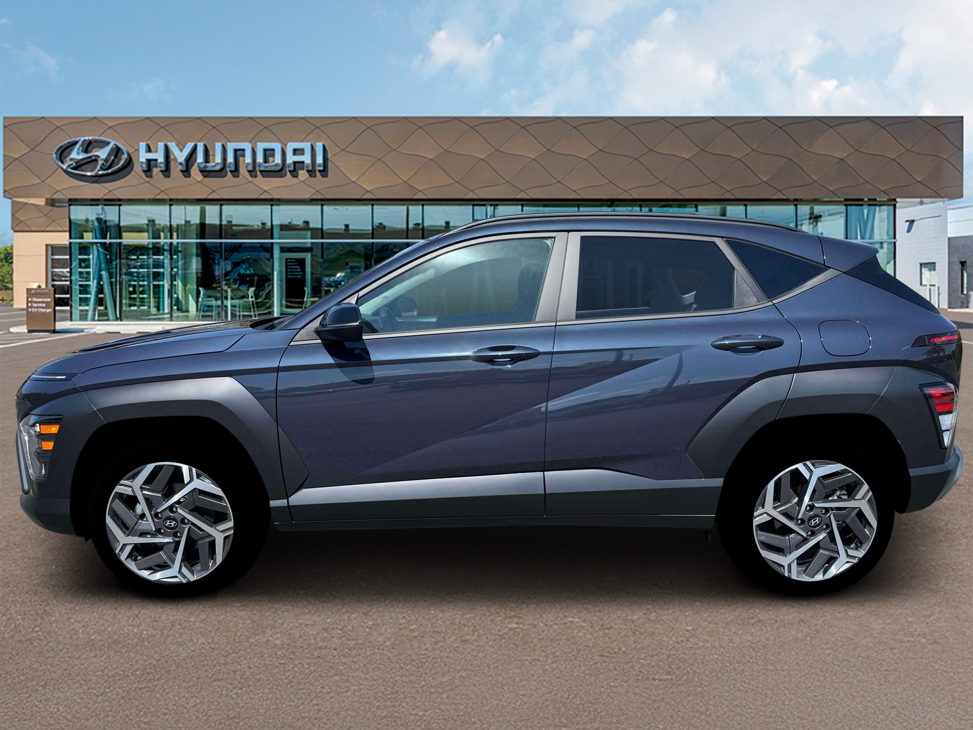 New 2026 Denim Blue Pearl Hyundai SEL Premium FWD image 3