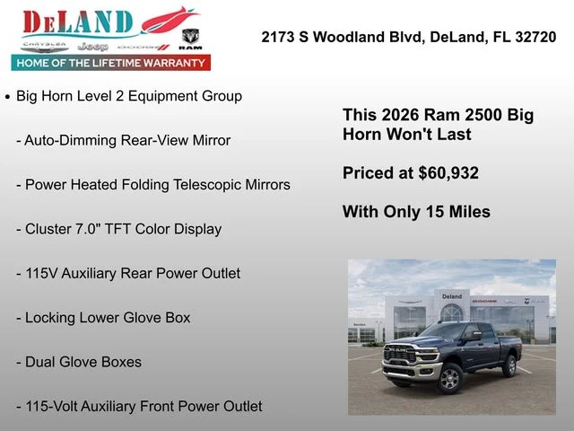 2026 RAM 2500 Big Horn - Photo 12