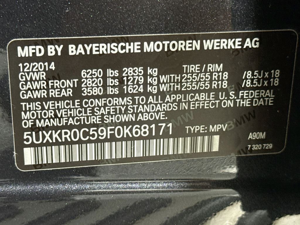 Used 2015 Gray BMW xDrive35i image 32