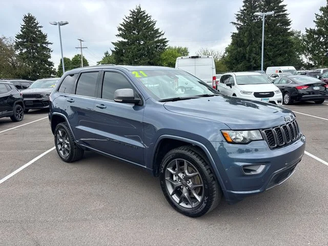 Used 2021 Blue Jeep Limited image 2
