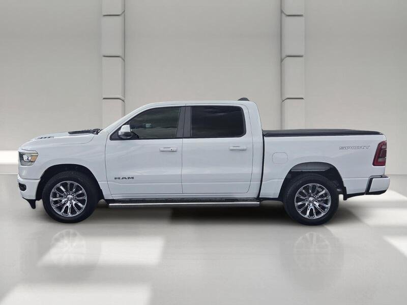 Used 2023 Bright White Clearcoat RAM Laramie 4x4 Crew Cab 5