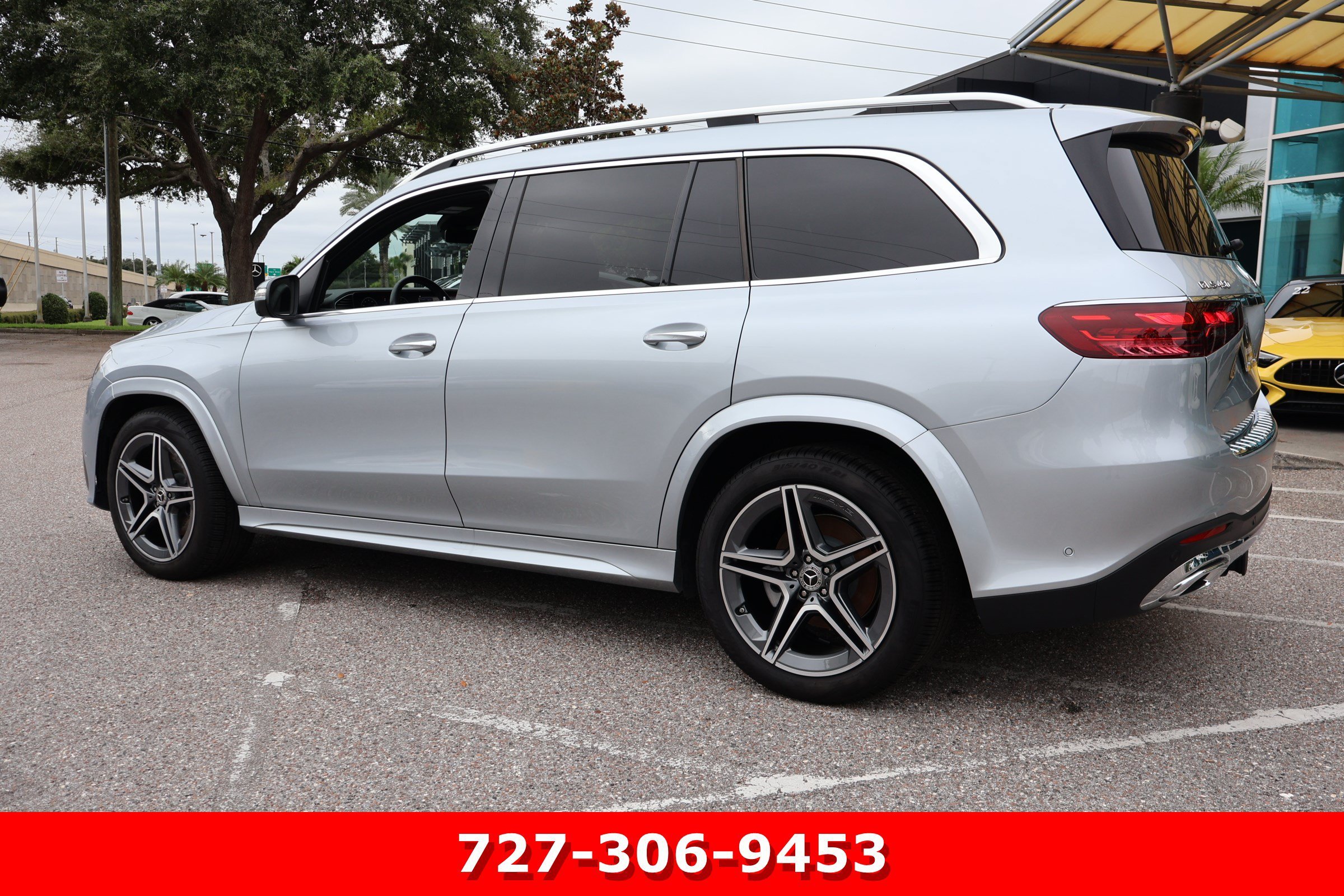 Certified Used 2025 Cirrus Silver Metallic Mercedes-Benz GLS 450 image 7