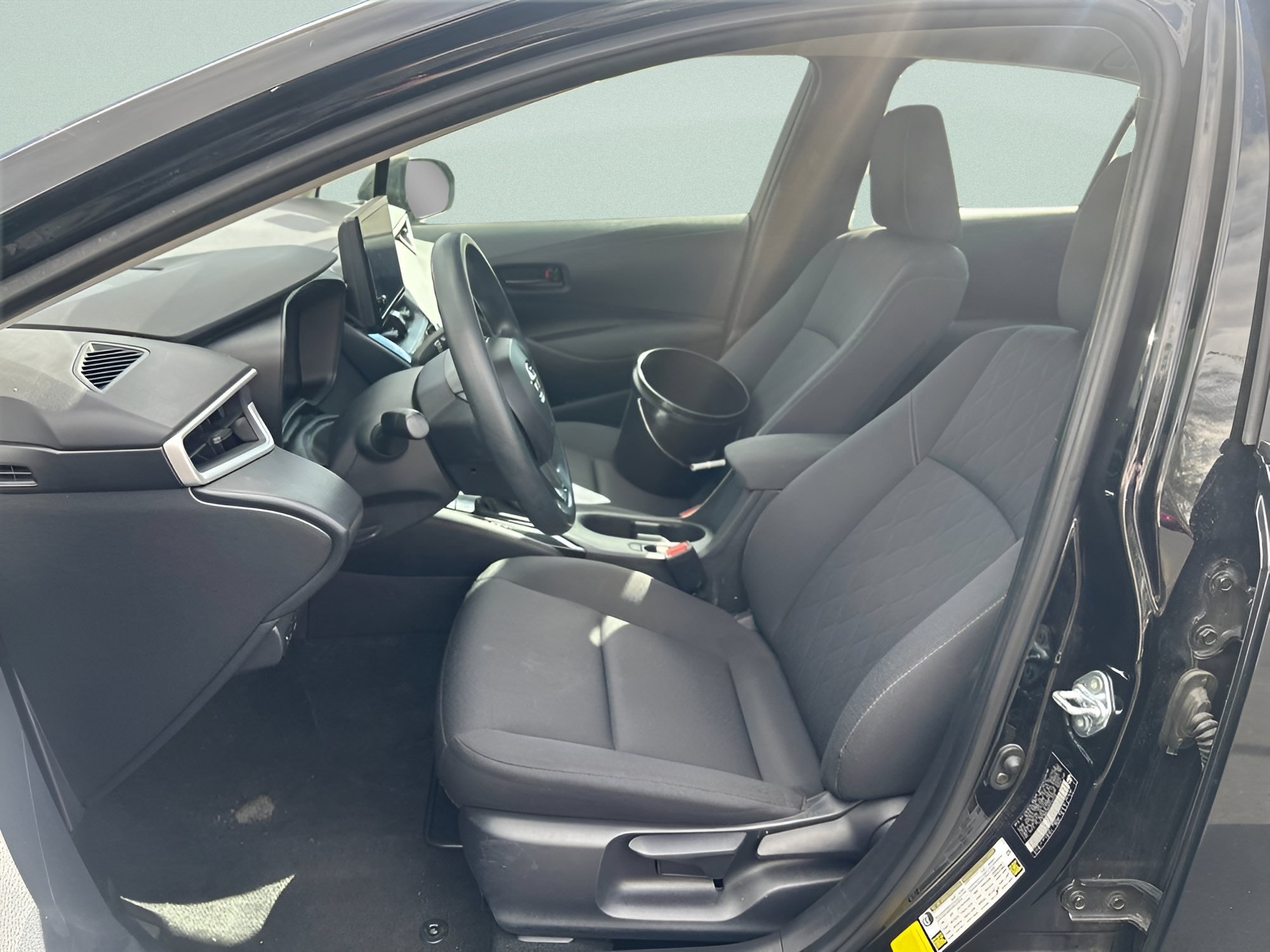 Used 2025 Midnight Black Metallic Toyota LE image 18