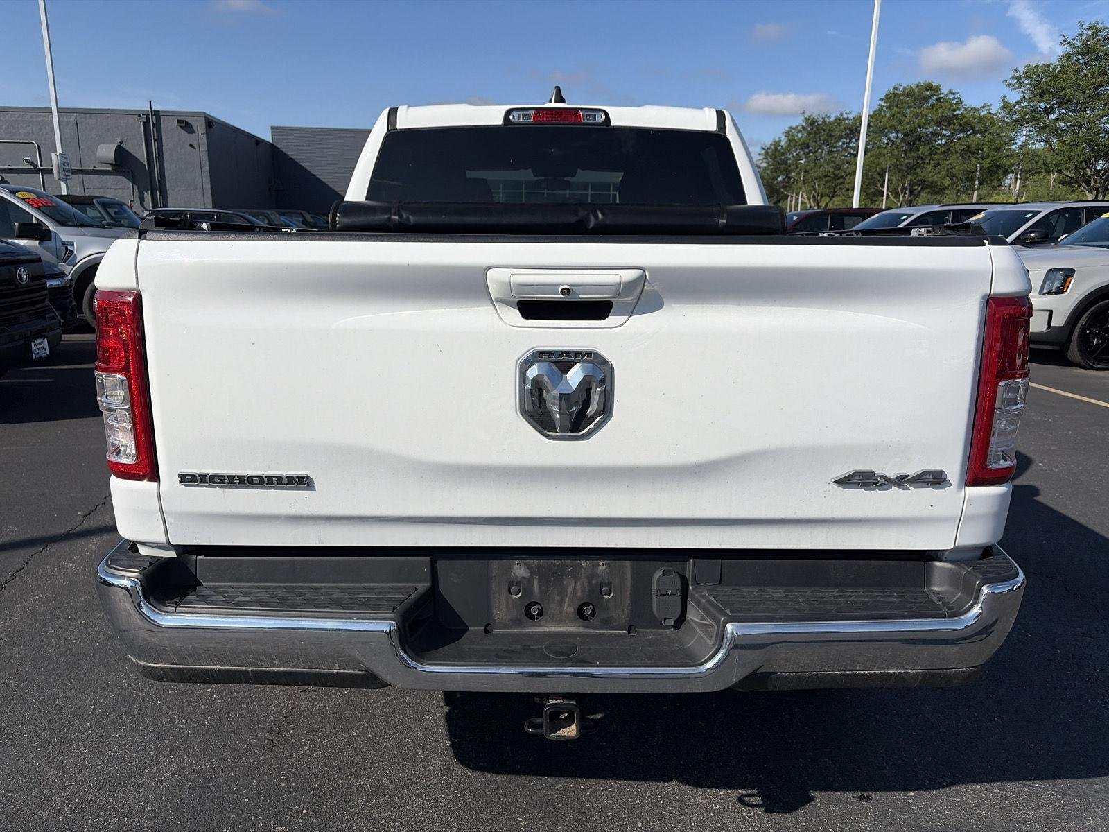 Used 2021 Bright White Clearcoat Ram Big Horn image 6