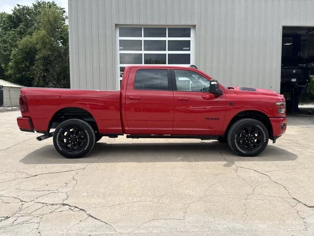 New 2026 Flame Red Clear-Coat Exterior Paint RAM Laramie image 2