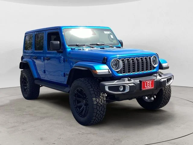 New 2026 Blue Pearl Jeep 4-DOOR SAHARA image 8