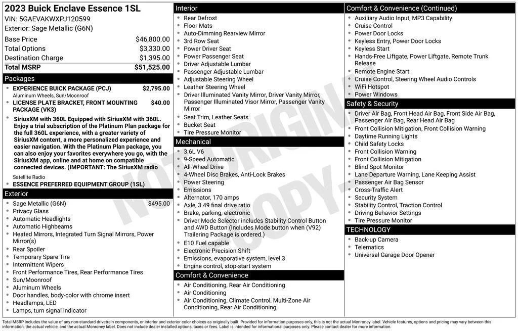 Used 2023 Green Buick Essence image 19