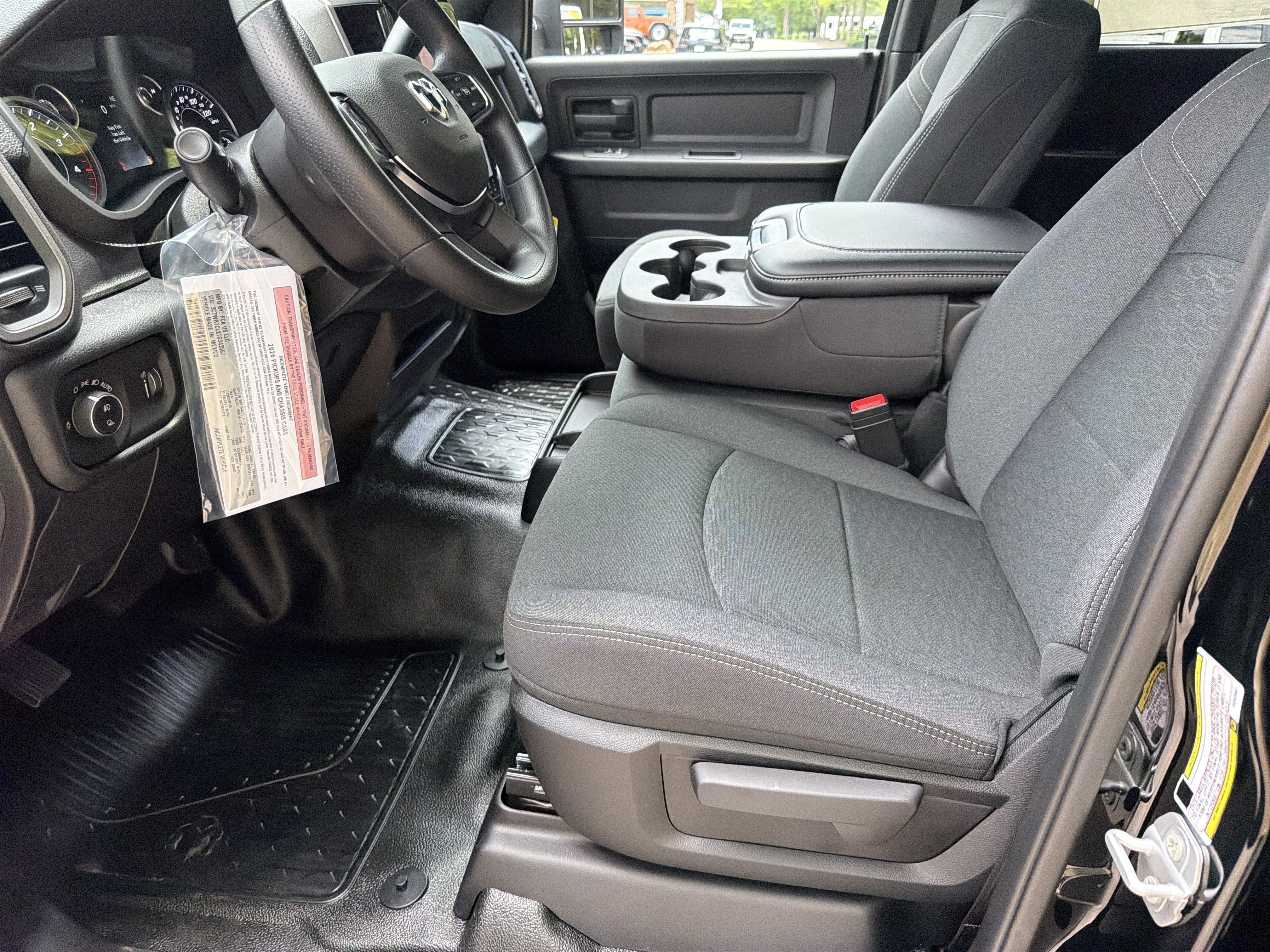 New 2026 Diamond Black Crystal Pearlcoat RAM Tradesman image 9