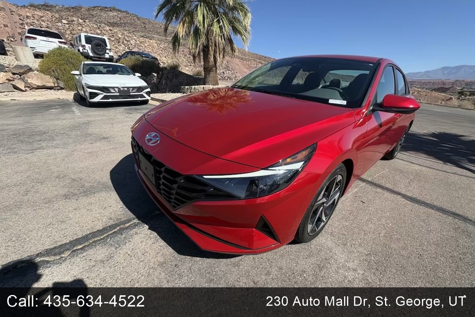 Used 2023 Calypso Red Hyundai SEL image 1