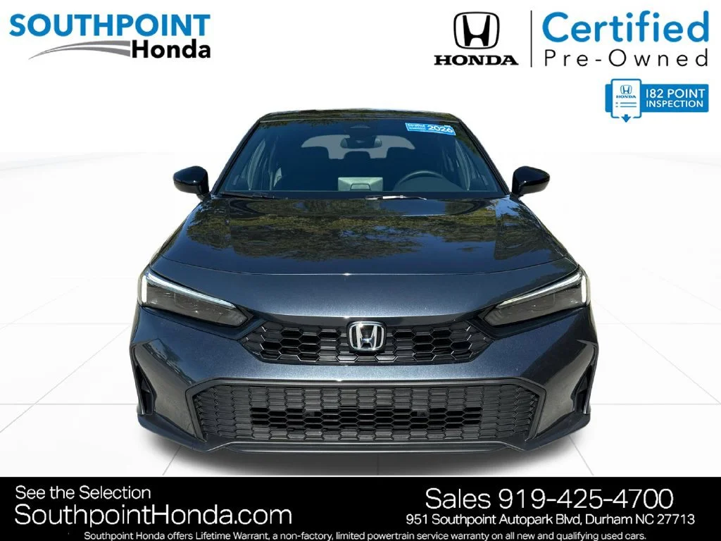 Certified Used 2026 Meteorite Gray Metallic Honda FWD Sport image 38