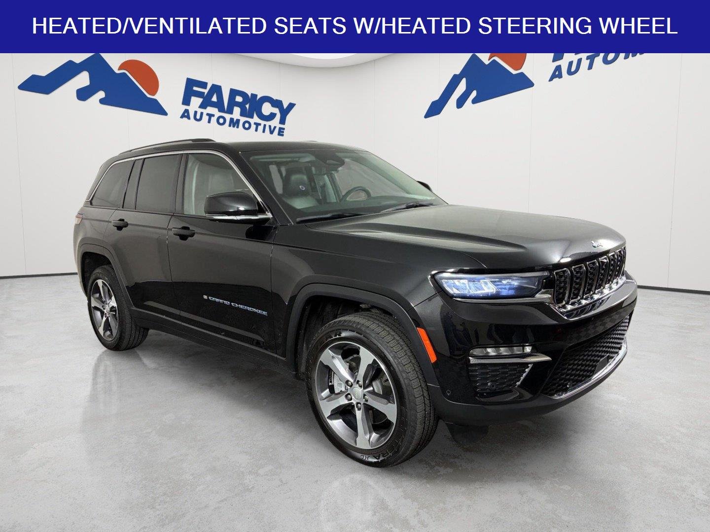 Used 2023 Diamond Black Crystal Pearlcoat Jeep 4xe image 3