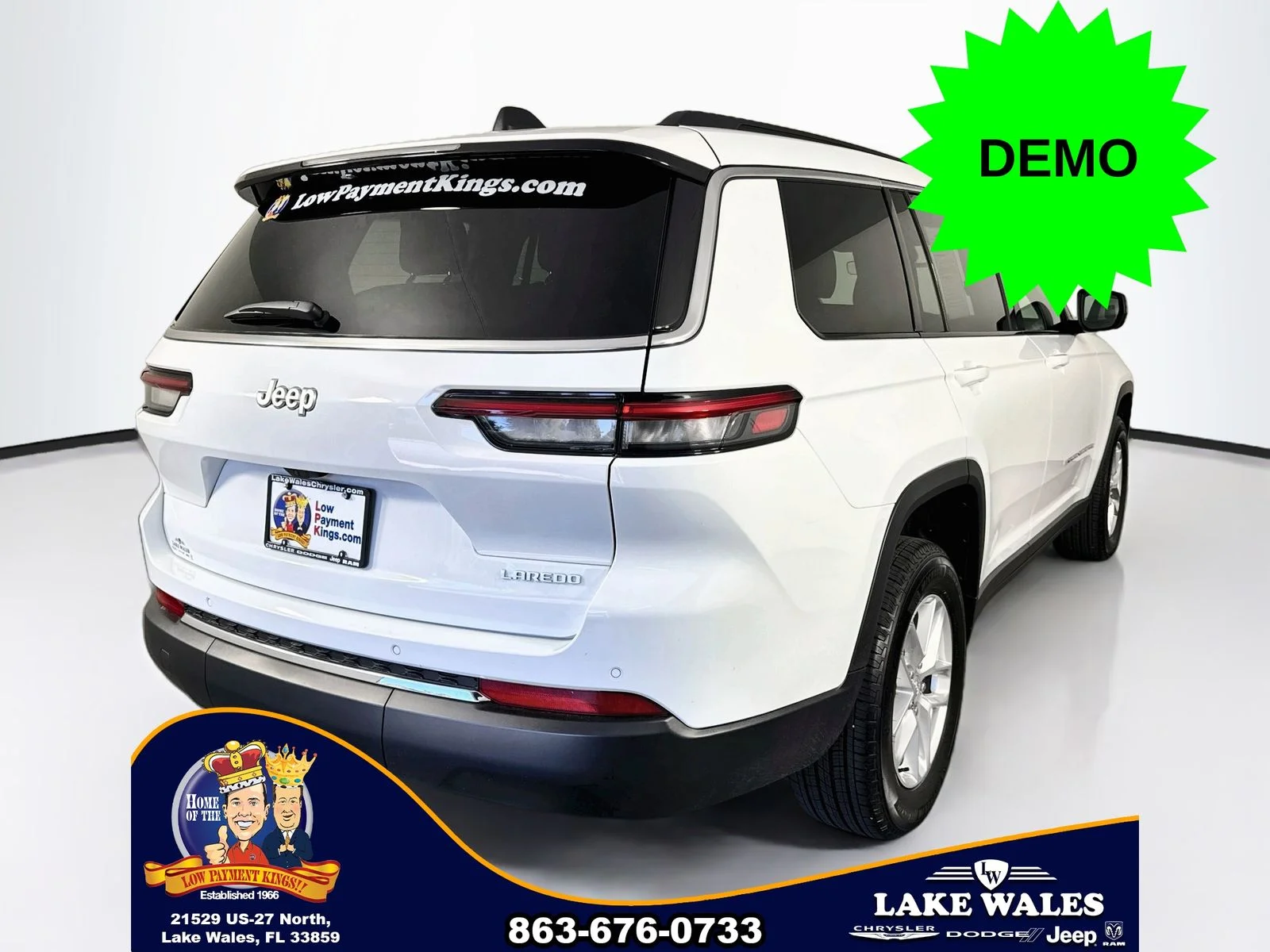 New 2026 Bright White Clearcoat Jeep Laredo image 7