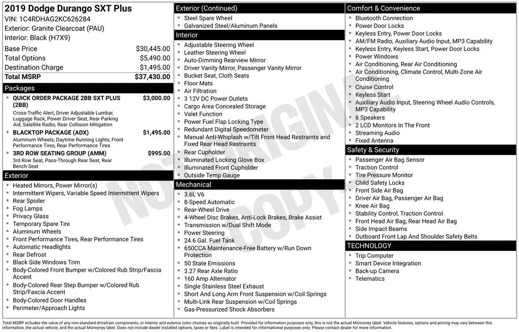 Used 2019  Dodge SXT Plus image 38