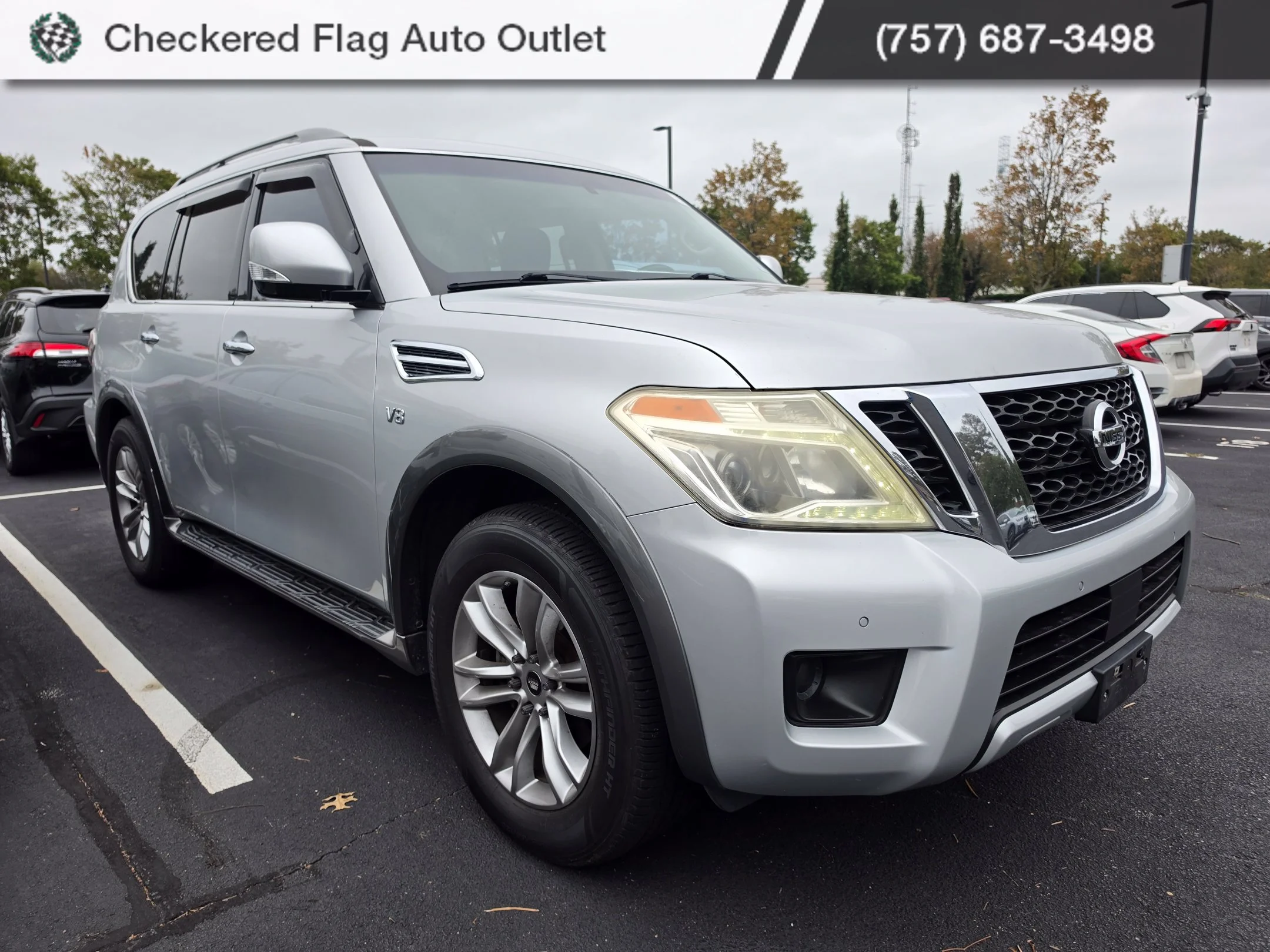 Used 2017 Brilliant Silver Nissan SV image 3