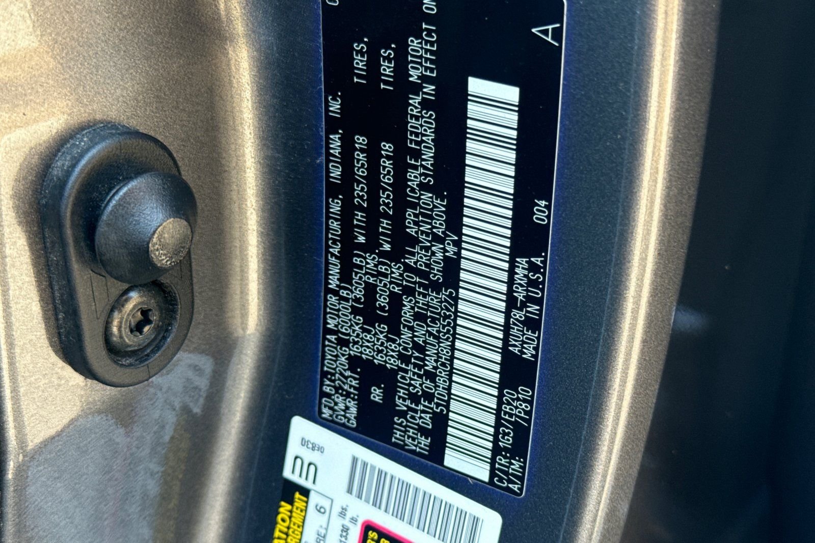 Used 2022 Gray Toyota XLE image 30