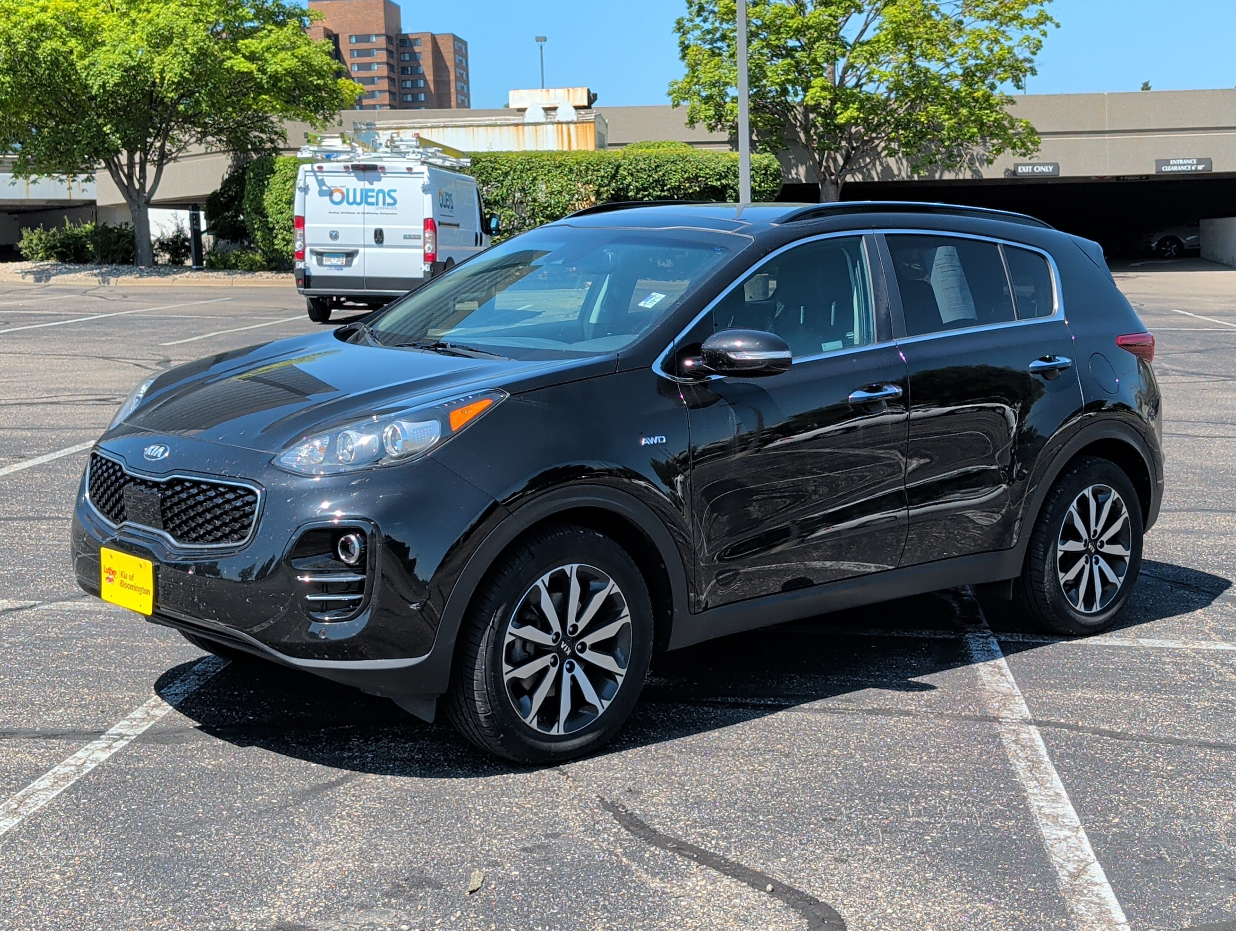 Certified Used 2019 Black Cherry Kia EX image 2