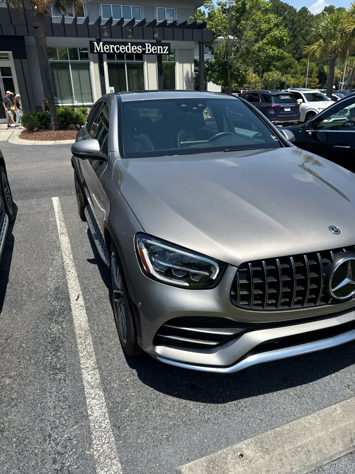 Certified Used 2020 Mojave Silver Metallic Mercedes-Benz AMG® GLC 43 image 2