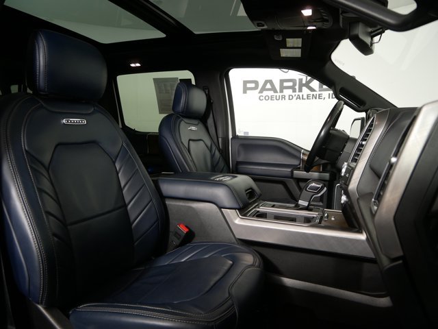 Used 2018 White Platinum Metallic Tri-Coat Ford Crew Cab Limited image 16