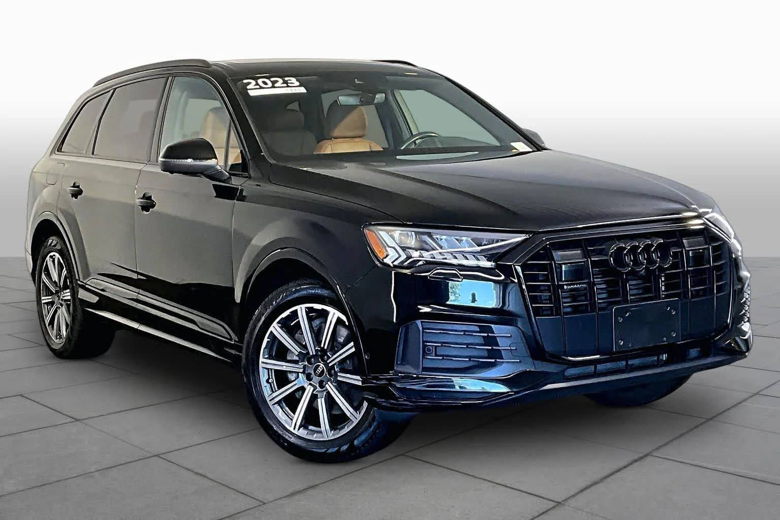Used 2023 Mythos Black Metallic Audi Premium Plus image 3
