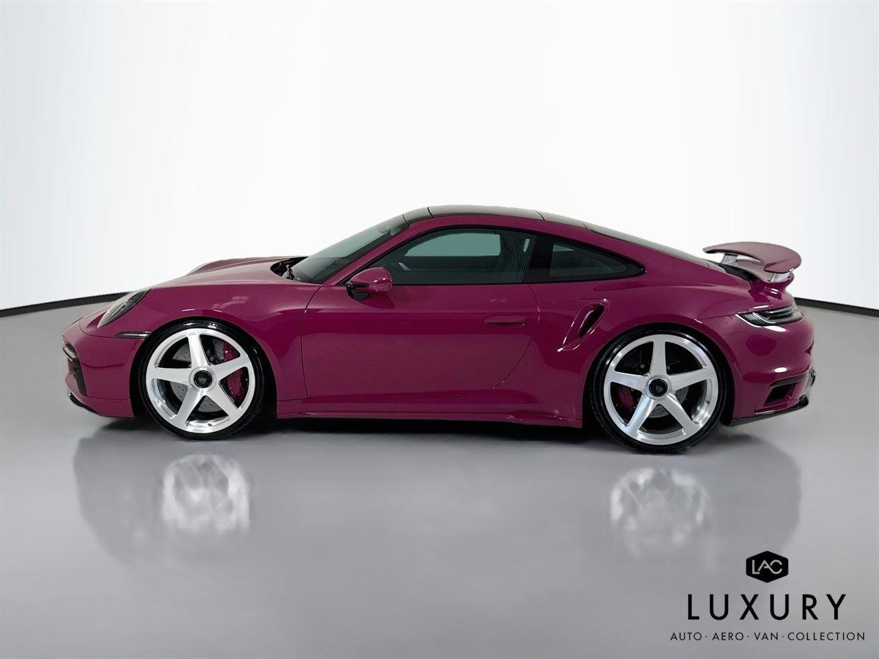 Used 2024 Ruby Star Neo Porsche Turbo S | PCCBs | Front Lift | $60k in options | 21 /22 AG Lux Wheel Setup image 9