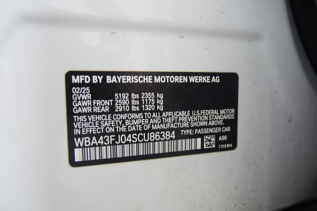 Certified Used 2025 Mineral White Metallic BMW 530i image 27